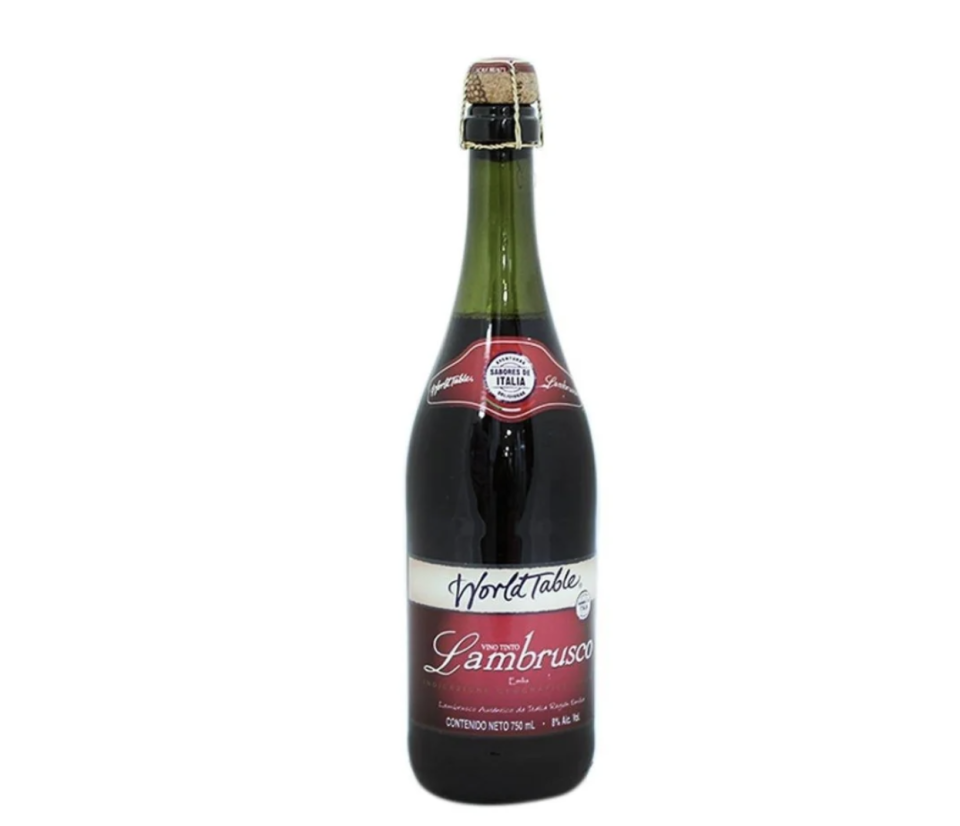 Vino Tinto World Table Lambrusco. (Foto: Walmart)