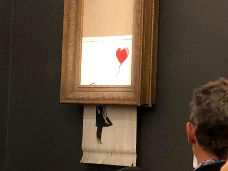 Banksy reveals how Sotheby's shredding stunt went wrong