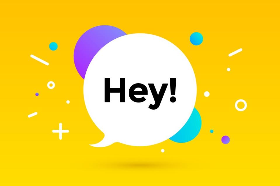 The hey-and-wait instant-message phenomenon — also dubbed “hey hanging” — is when someone messages you the one-word message with no other context. foxysgraphic – stock.adobe.com