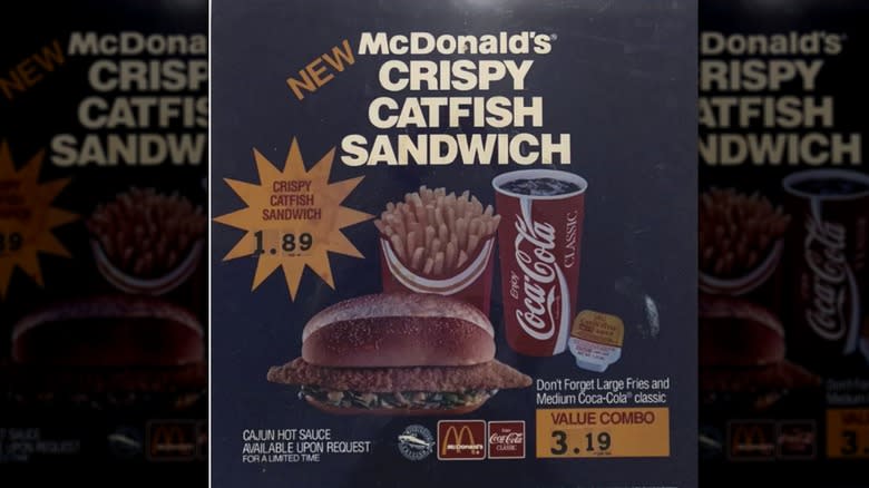 McDonald's crispy catfish sandwich ad