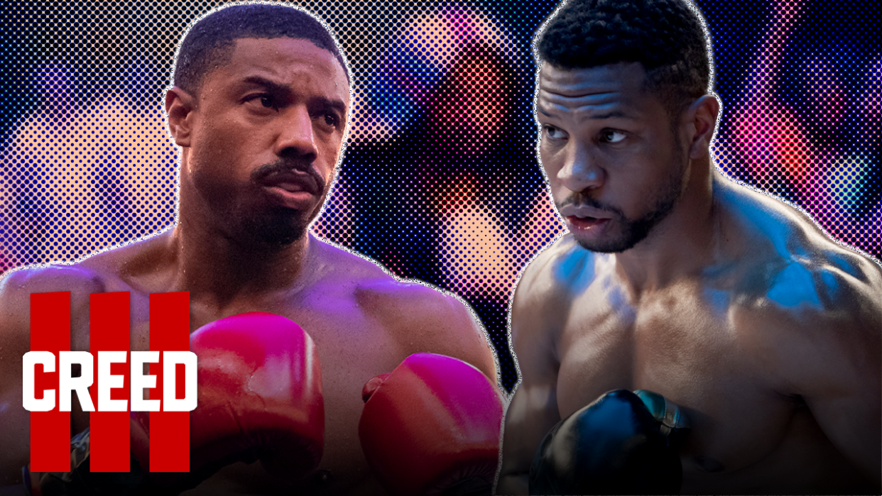  Michael B. Jordan and Jonathan Majors in Creed III 