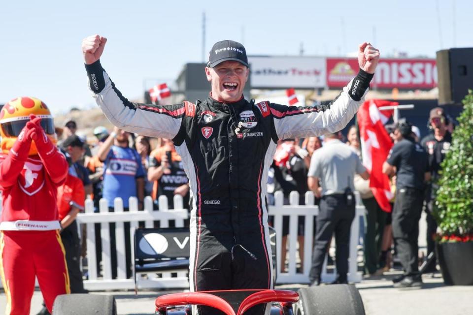 Christian Rasmussen won the Indy NXT championship in 2023 with the help of five race wins. In 2024, he'll run a part-time IndyCar program for Ed Carpenter Racing.