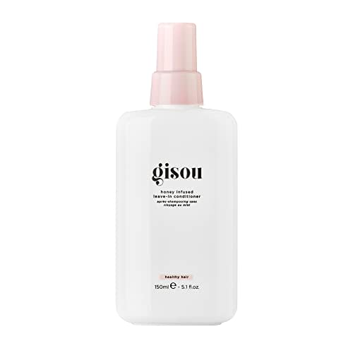 Gisou Honey Infused Leave-In Conditioner, a Lightweight, Multi-Tasking Hair Conditioning Spray to Hydrate, Smooth, Detangle and Protect Hair (5.1 fl oz)