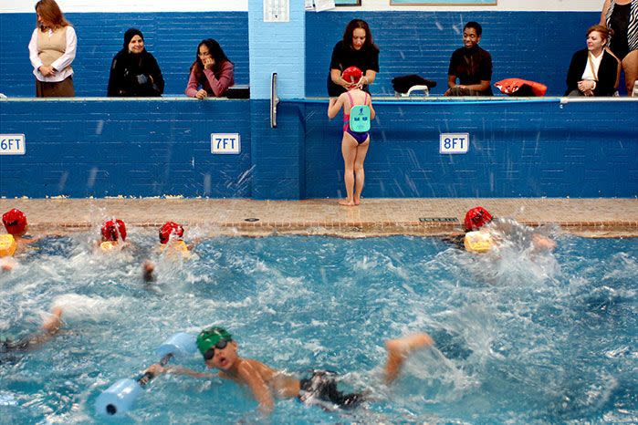 Children must learn to swim a lap of an Olympic pool before the end of primary school. Image: Getty