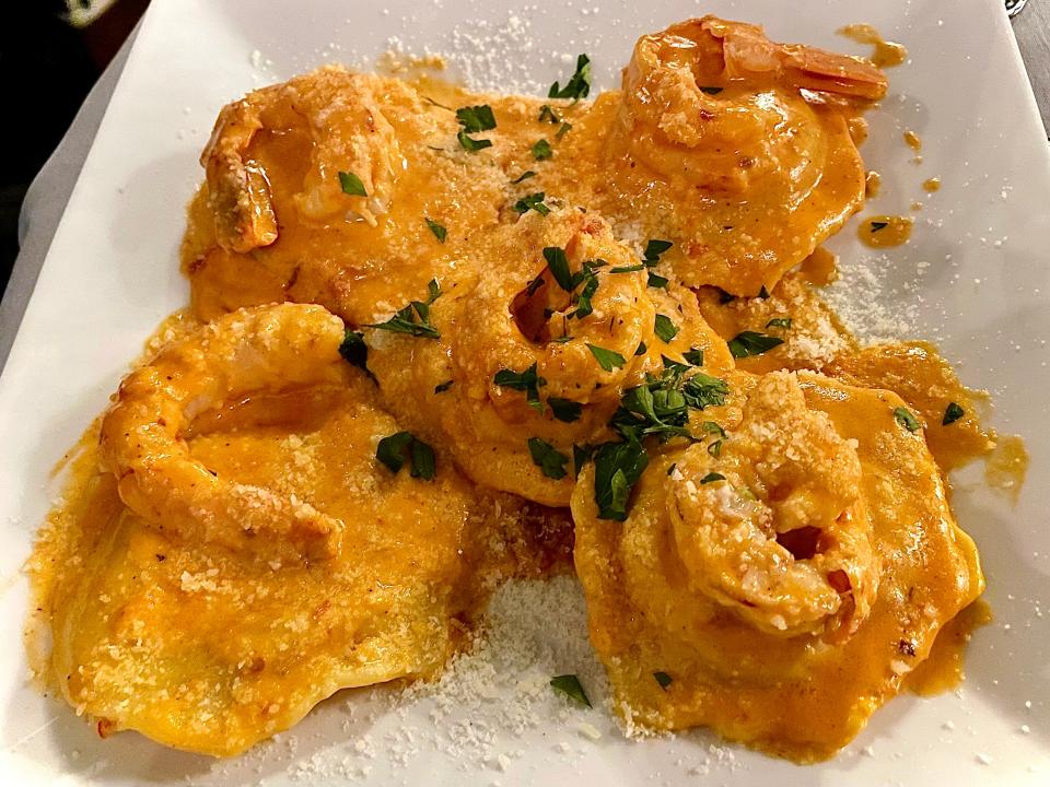 Aragosta ravioli from Via Canaletto in New Smyrna Beach.