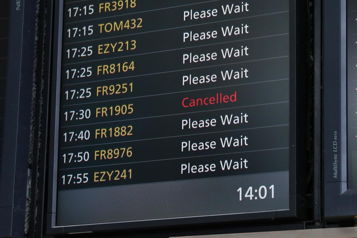 Delays: Ryanair has cancelled flights due to a scheduling error for staff leave: EPA