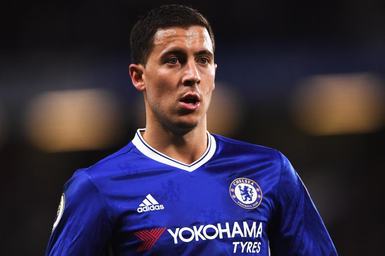 In demand: Real Madrid are keen to take Hazard from Chelsea: Getty Images