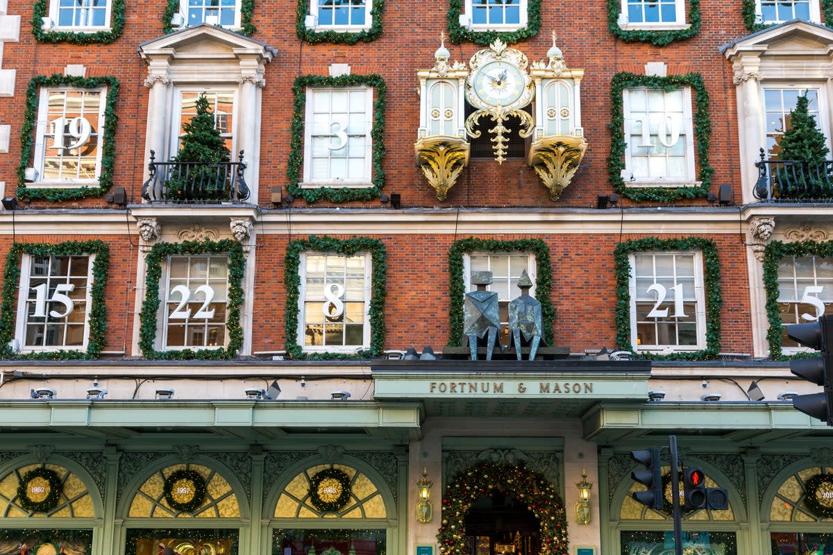 The famous Fortnum and Mason store in central London (Getty Images)