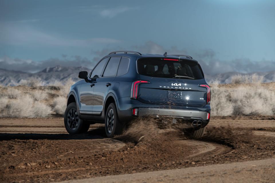 The new 2023 Telluride, Kia&#x002019;s flagship SUV, introduces X-Line and X-Pro models with added ruggedness and capability for adventures in the wild.