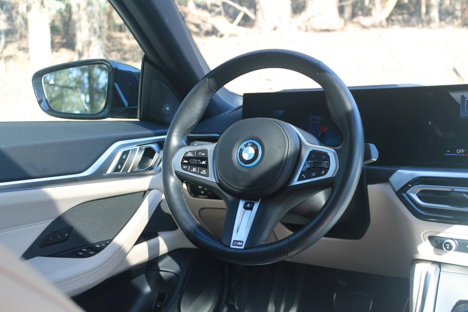 The BMW i4 eDrive40.