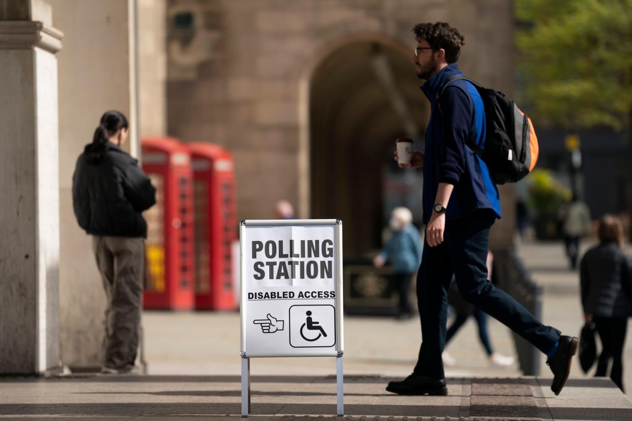 Polling stations open at 7am. (PA)