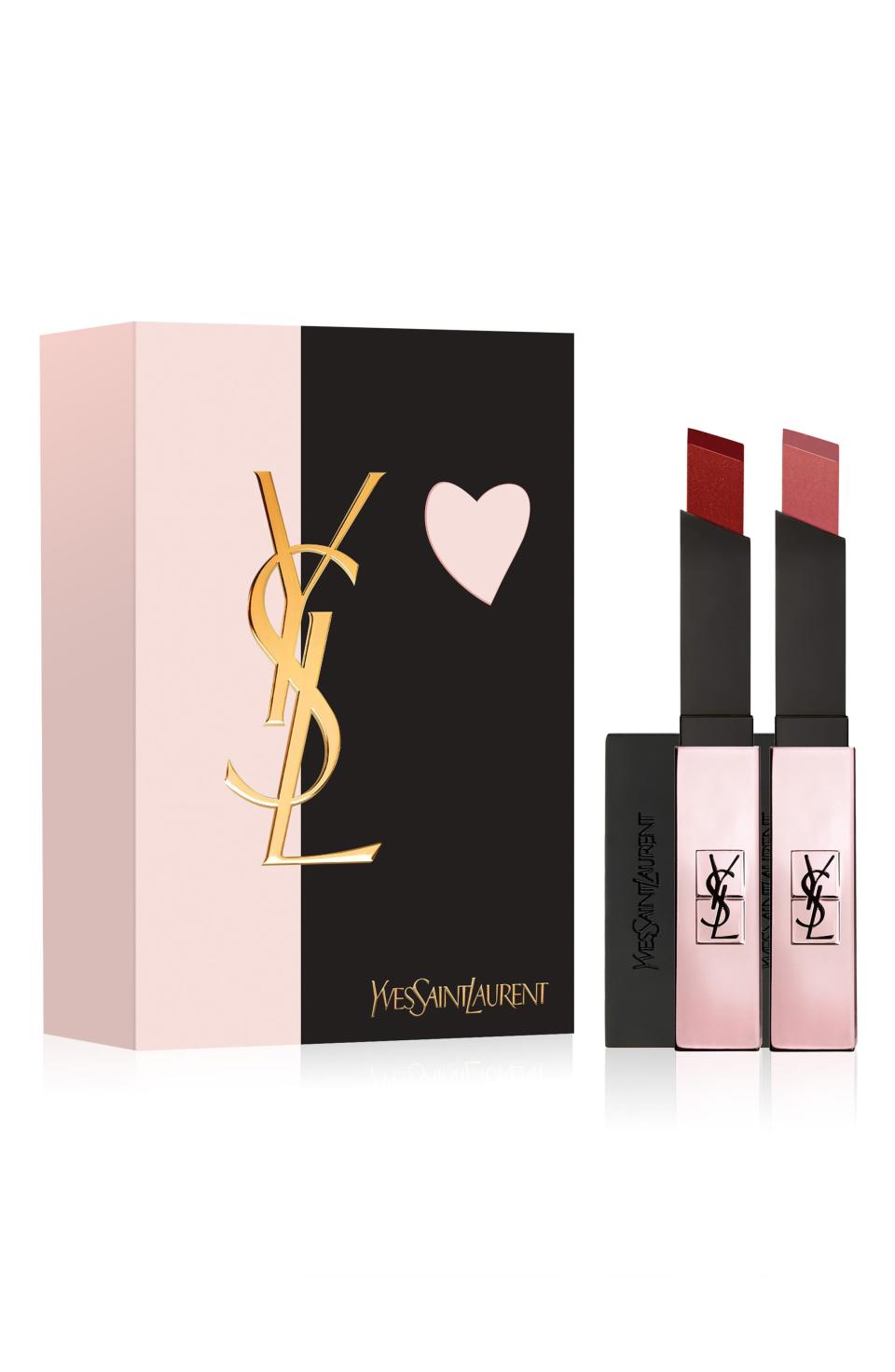 35) Perfect Nude Slim Glow Matte Lipstick Set ($78 Value)