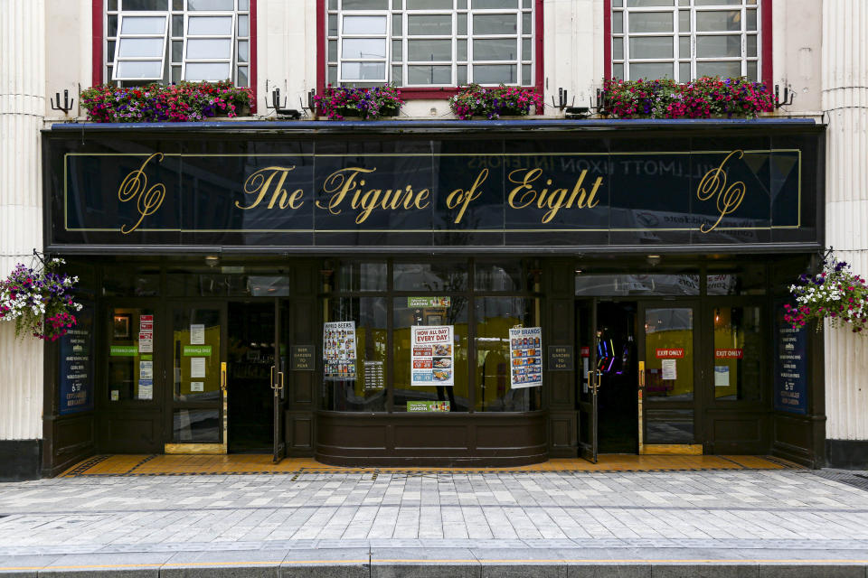 The incident happened at a Wetherspoons pub on Broad Street, Birmingham. (SWNS)