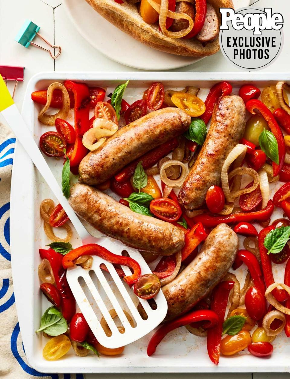 Giada De Laurentiise - Sheet-Pan Sausage &amp; Peppers