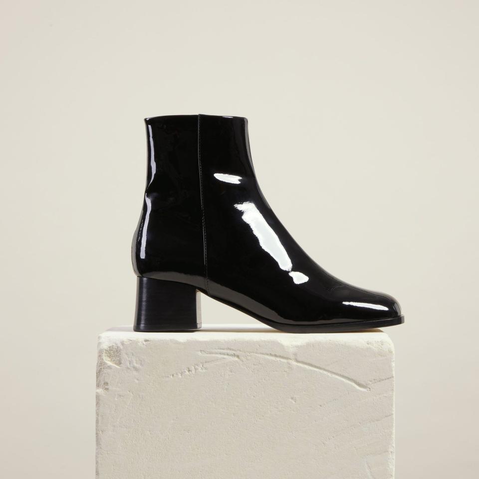 Shop the Look: Patent Cape Ankle Boots