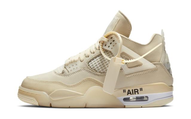 accelerator søskende venskab Off-White x Air Jordan 4 'Sail' Will Cost You More Than $1,000 on the  Resale Market