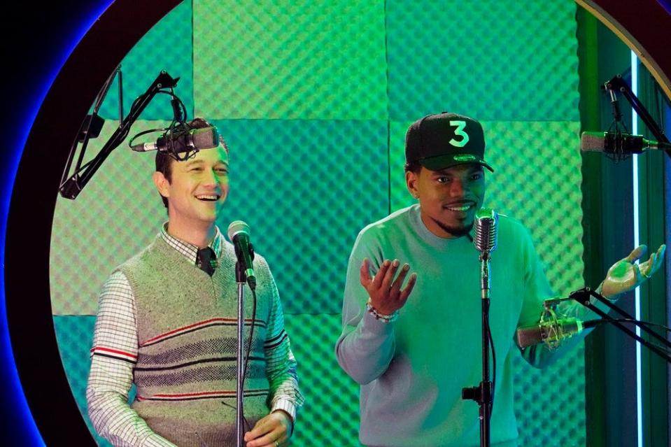 Joseph Gordon-Levitt (left) and Chance The Rapper are among the celebrities competing for charity on the debut season of "That's My Jam."