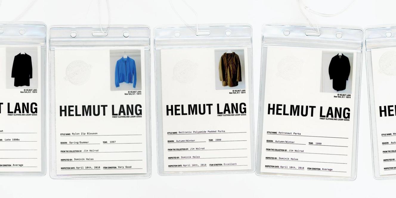 Helmut Lang's Personal Ads