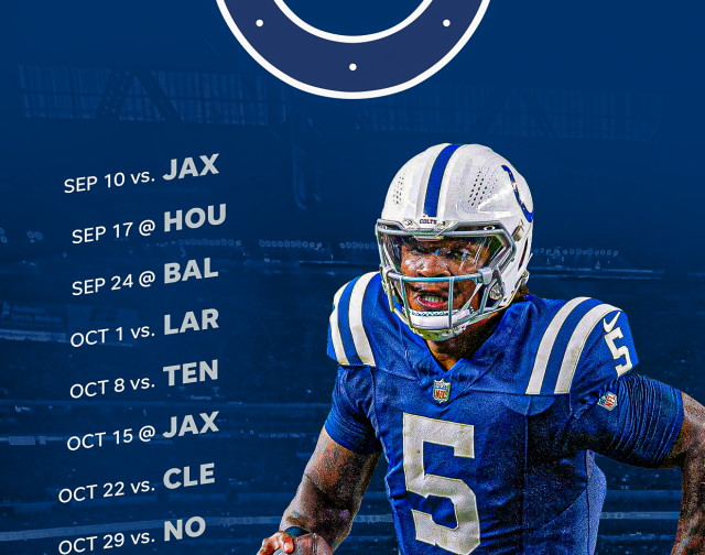 Colts Schedule  Indianapolis Colts 