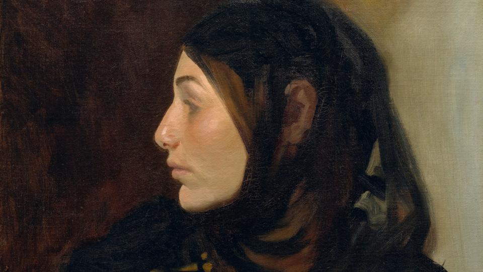 a painting of a person