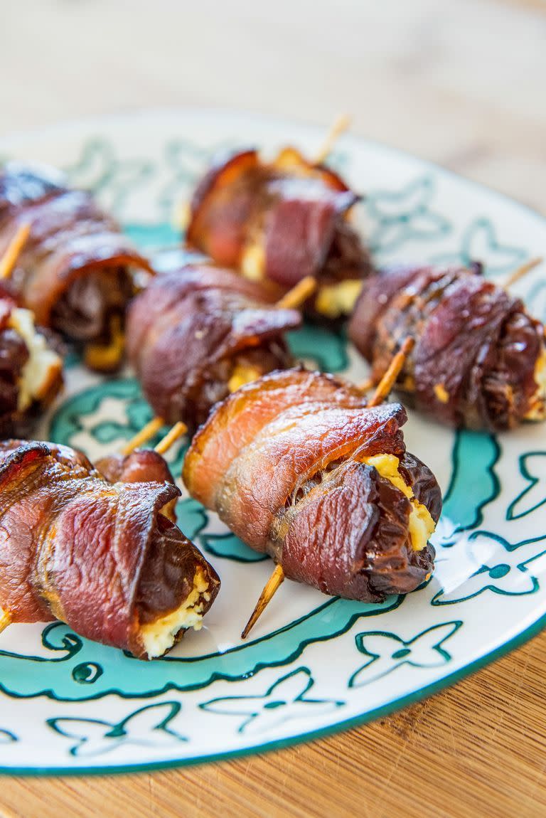 Bacon-Wrapped Goat Cheese-Stuffed Dates