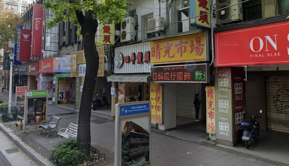 晴光市場周邊為交易熱區。（示意圖／googlemap）