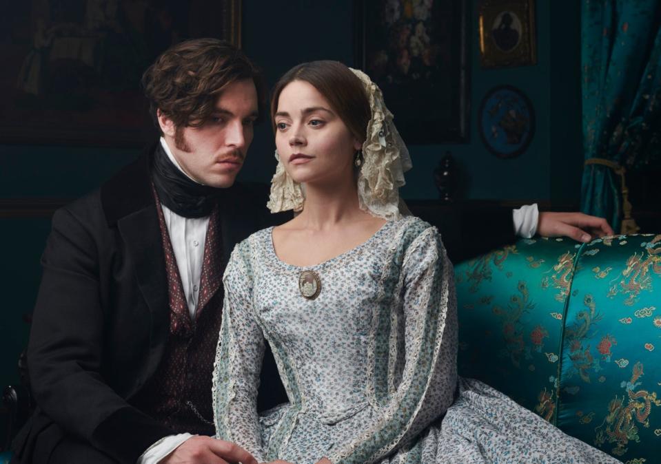 Jenna Coleman as Queen Victoria and Tom Hughes as Prince Albert in ITV’s ‘Victoria’ (Rex Features)