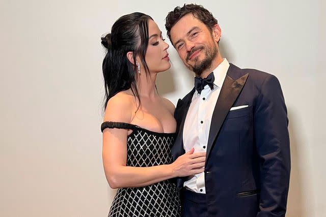 <p>katy perry/instagram</p> Katy Perry and Orlando Bloom in April 2023