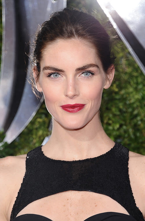 Hilary Rhoda at the 2015 Tony Awards