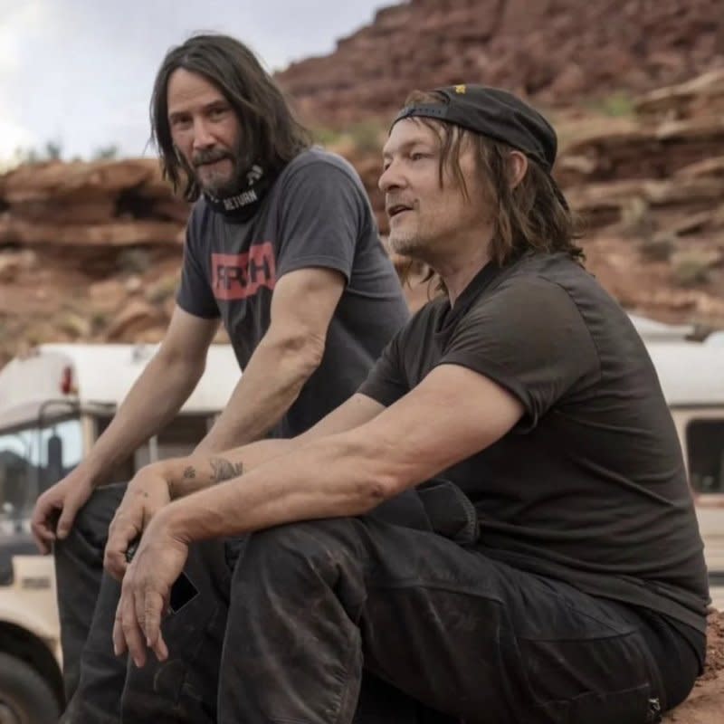 Keanu Reeves and Norman Reedus in "Ride With Norman Reedus"<p>AMC</p>