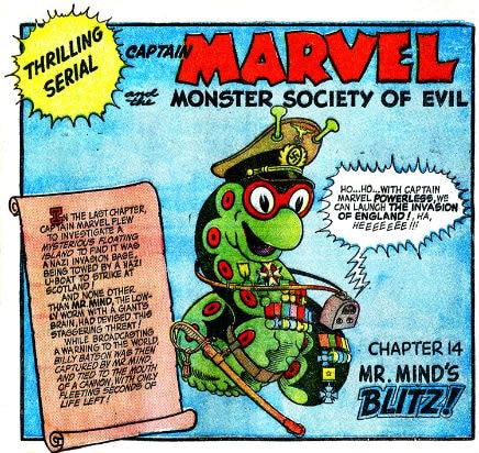 Mister Mind captain marvel adventures issue 35