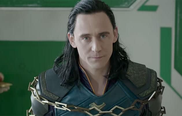 Surprise! Tom Hiddleston is back as the dastardly Loki. Source: Marvel