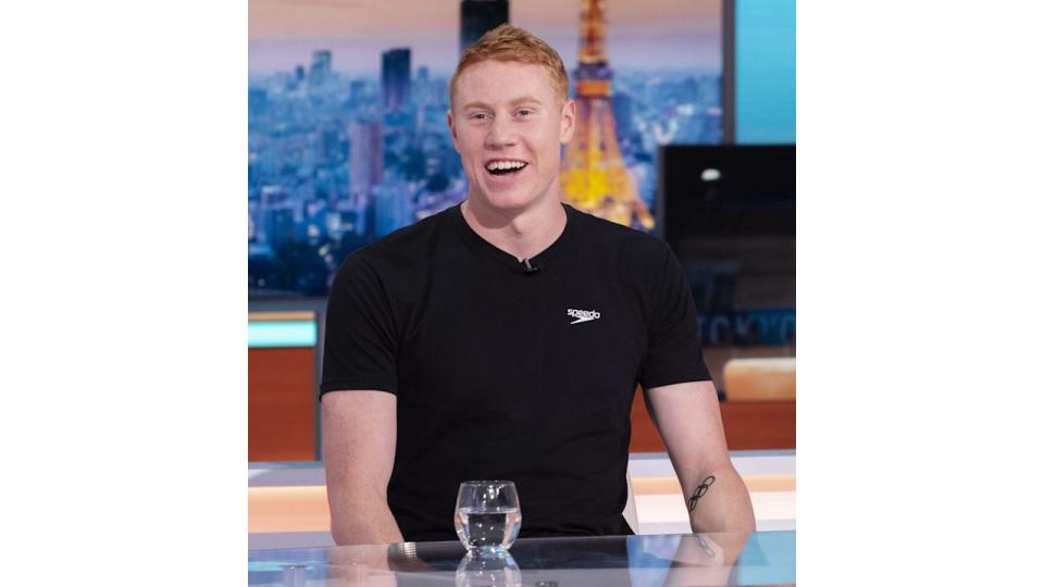 Tom Dean on Good Morning Britain' TV show, London, UK - 13 Aug 2021 