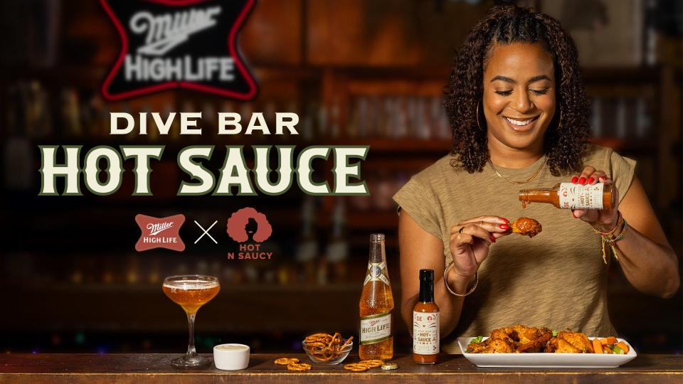 Miller High Life created Dive Bar Hot Sauce in partnership with Chef Sam Davis-Allonce of Hot N Saucy.