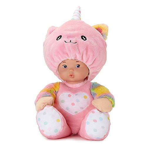 <p><strong>Madame Alexander</strong></p><p>amazon.com</p><p><strong>$29.95</strong></p><p>You get two friends in one with this doll: a fuzzy creature, and a snuggly baby peeking out underneath. <strong>Kid testers loved the soft bodies</strong> and the cute designs of these dolls. There are three costumes available: a llama, a unicorn cat and a sloth. <em>Ages 0+</em></p>