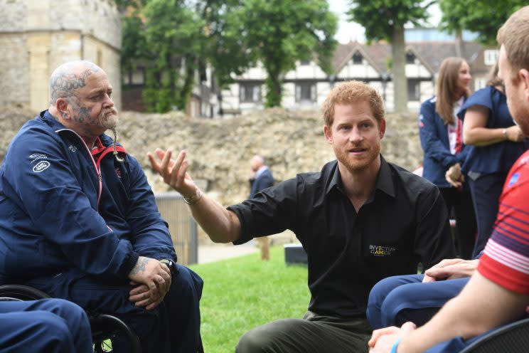 LONDON, UNITED KINGDOM - MAY 30: Prince Harry attends the launch of the team selected to represent the UK in the 2017 Invictus Games in Toronto at The Tower of London, on May 30, 2017 in London, England. (Photo by Jeremy Selwyn - WPA Pool/Getty Images)