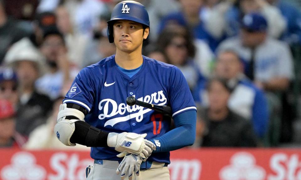 <span><a class="link " href="https://sports.yahoo.com/mlb/players/10835/" data-i13n="sec:content-canvas;subsec:anchor_text;elm:context_link" data-ylk="slk:Shohei Ohtani;sec:content-canvas;subsec:anchor_text;elm:context_link;itc:0">Shohei Ohtani</a> is baseball’s biggest star. </span><span>Photograph: Jayne Kamin-Oncea/USA Today Sports</span>