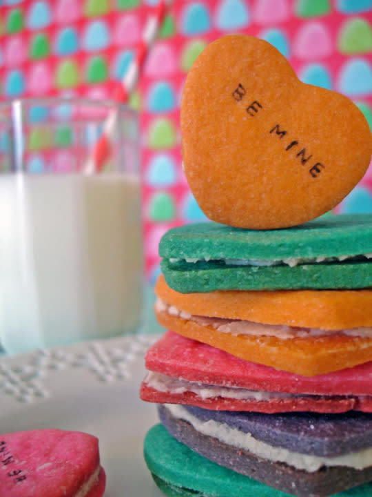 Conversation Heart Cookies