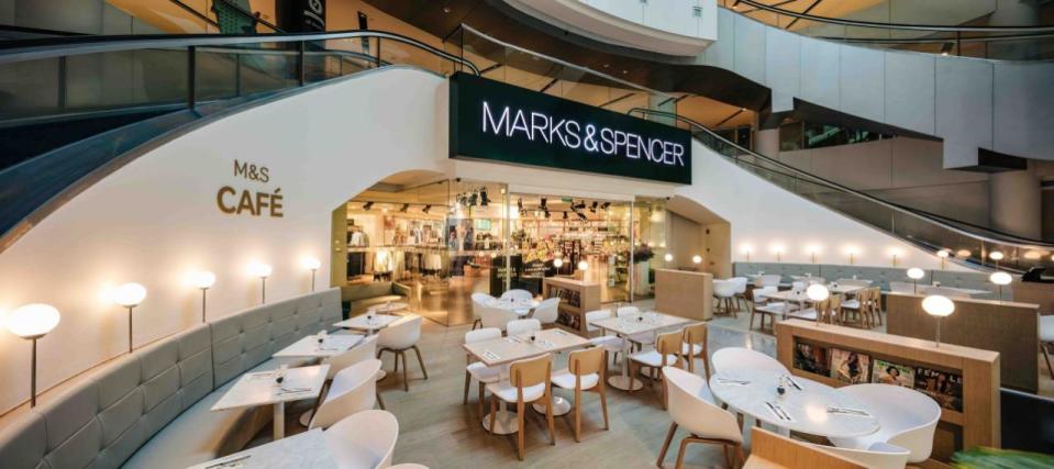 A view of the newly-opened M&S cafe. (Photo: Marks and Spencer)