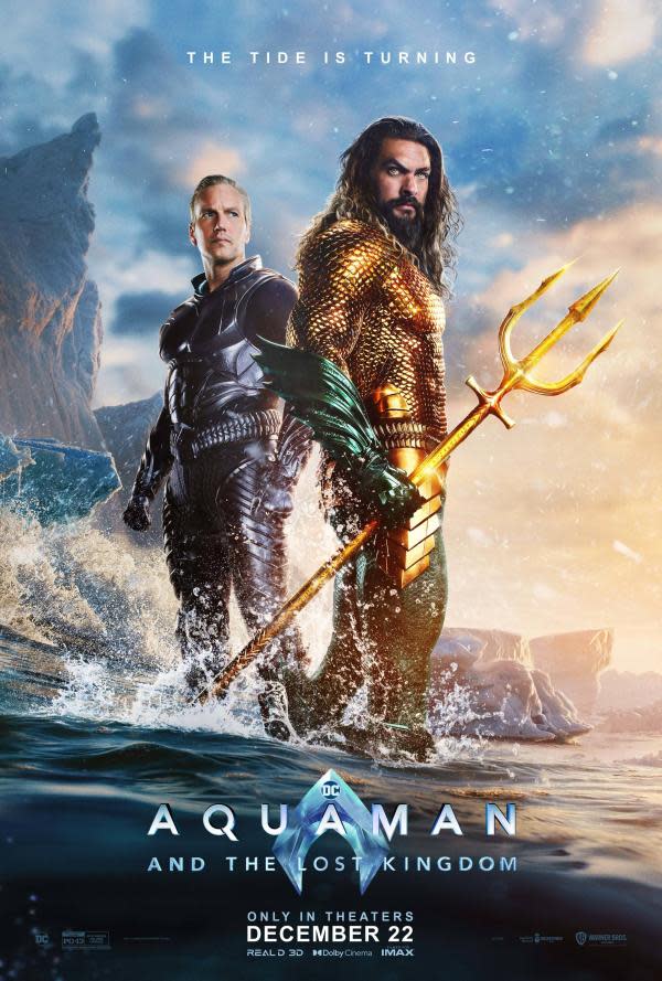 Póster oficial de Aquaman and the Lost Kingdom (Imagen: IMDb)