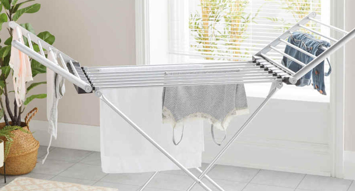 Homefront Electric Heated Clothes Horse Airer Dryer Rack with FREE