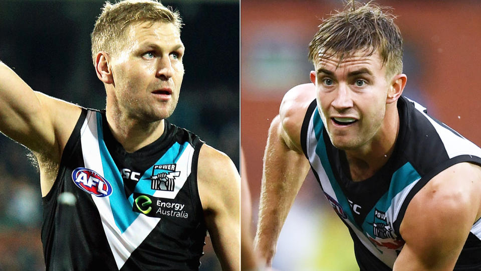 Port Adelaide great Kane Cornes believes his former club was swindled by St Kilda in their trade for defender Dougal Howard. Pictures: Getty Images