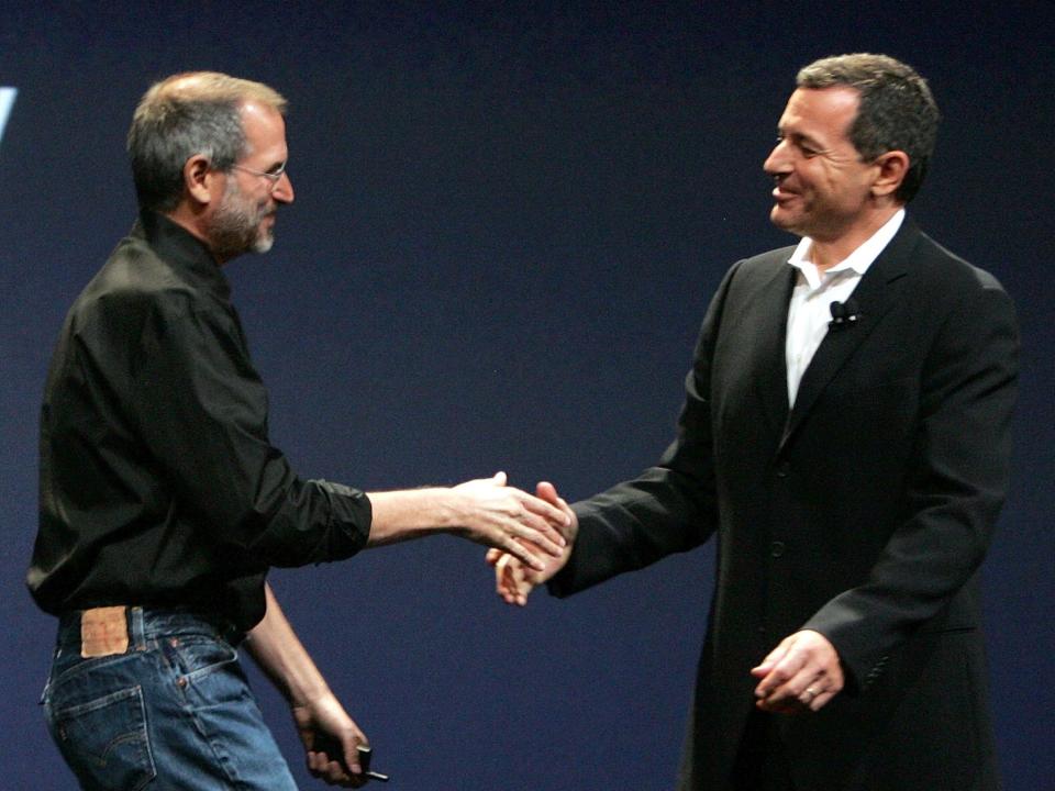 steve jobs bob iger 2006