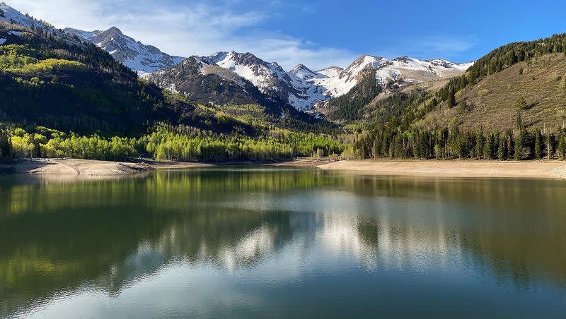 Silver Lake Flat Reservoir is pictured in Utah County on May 30. Utah’s reservoir system is now up to 84% capacity, about 24 percentage points above the same point last year.