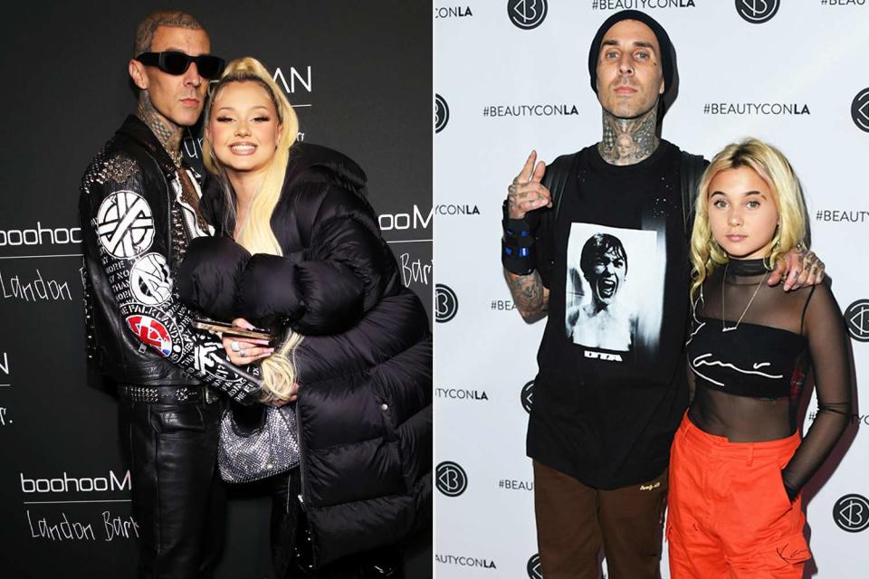 <p>Phillip Faraone/Getty; Jon Kopaloff/FilmMagic</p> Travis Barker and Alabama Barker attend Beautycon Festival LA 2018 at Los Angeles Convention Center on July 14, 2018 in Los Angeles, California.