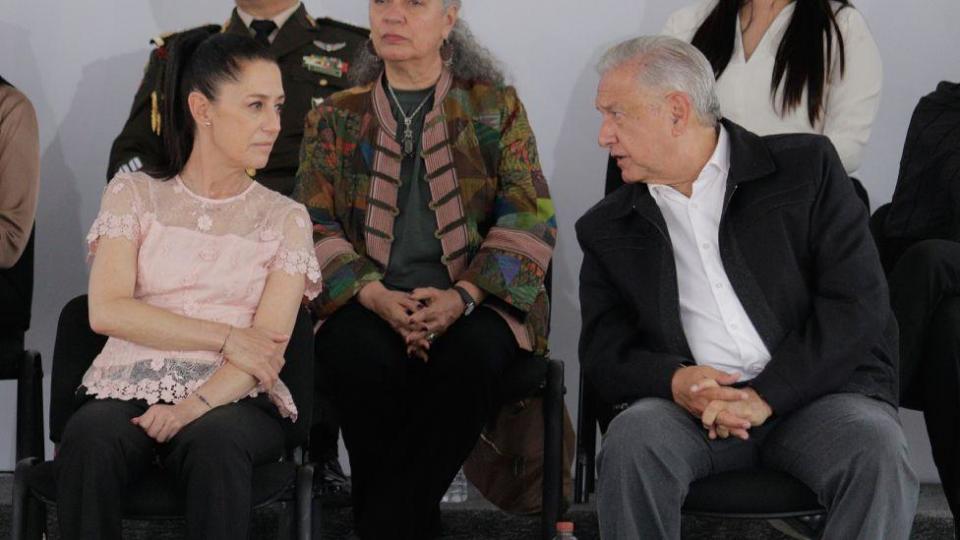 Claudia Sheinbaum y AMLO