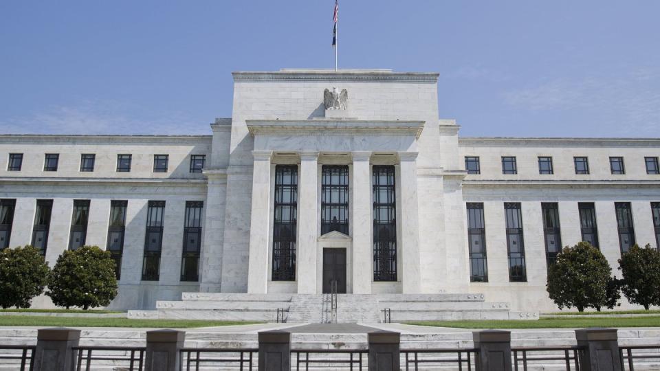 Der Hauptsitz der US-Notenbank Federal Reserve in Washington.