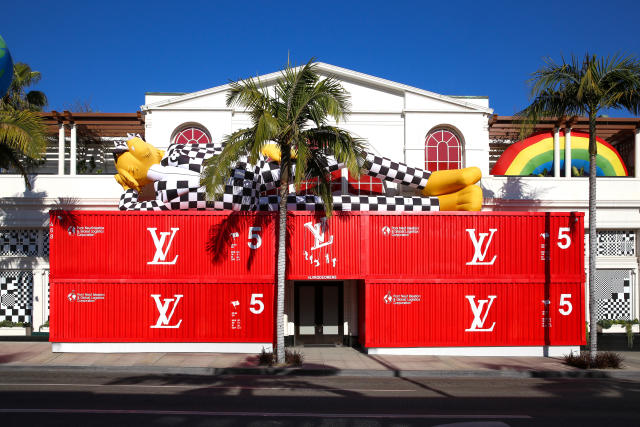 Shipping containers meet fashion with Louis Vuitton