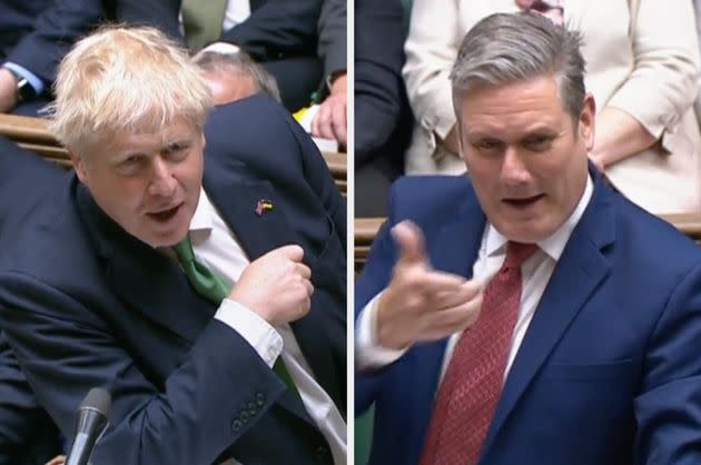 Johnson and Starmer (Photo: Parliament TV)