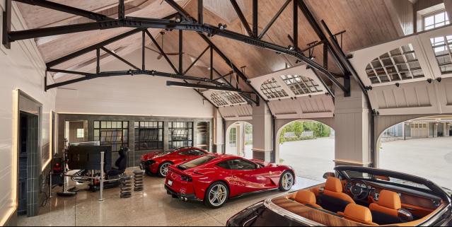 This Dream Garage Is a Four-Bay Carriage House - Yahoo Sports